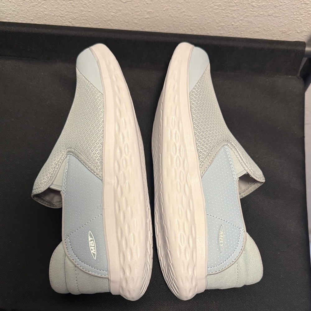 MBT Women's Light Blue Athletic Shoes - Picture 3 of 5